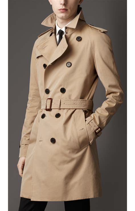 trench coat homme burberry occasion|Burberry gabardine trench coats men's.